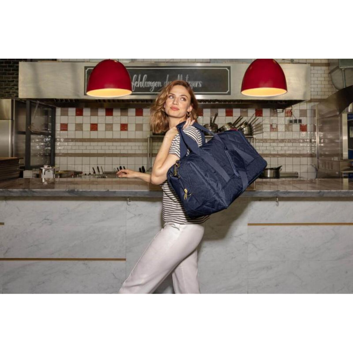 Torba allrounder L rhombus midnight gold, 30 l