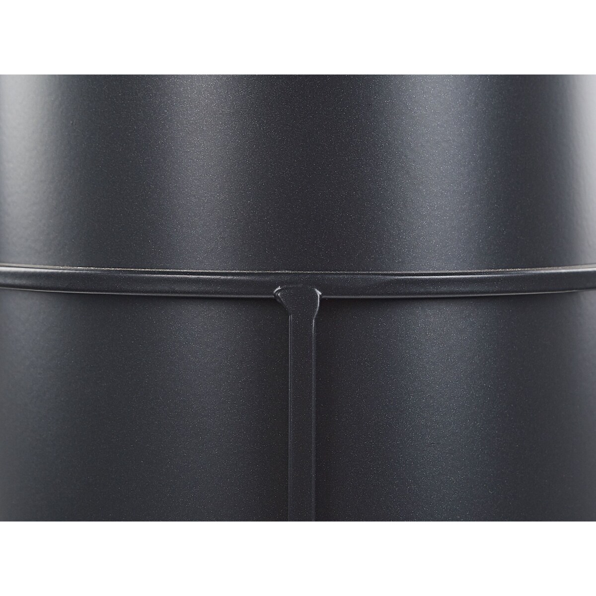 Doniczka na stojaku metalowa 16 x 16 x 28 cm czarna MILEA