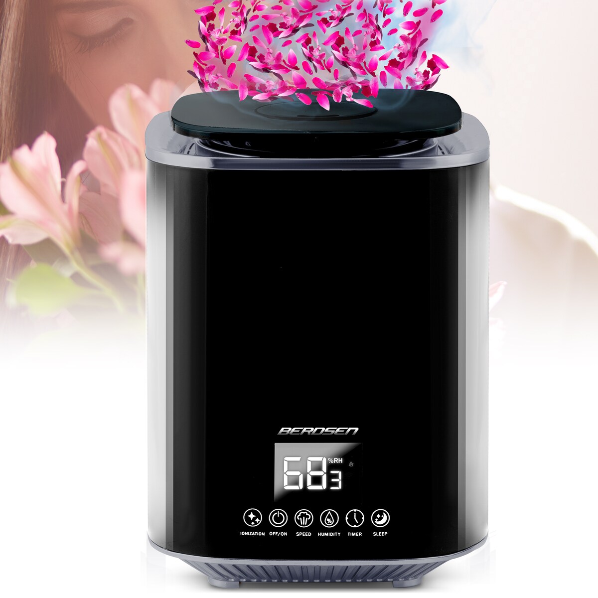 Nawilżacz powietrza ultradźwiękowy aromaterapia Berdsen