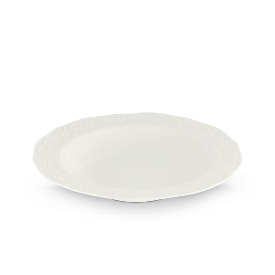 Konsimo SOLANA Talerz głęboki, kremowy