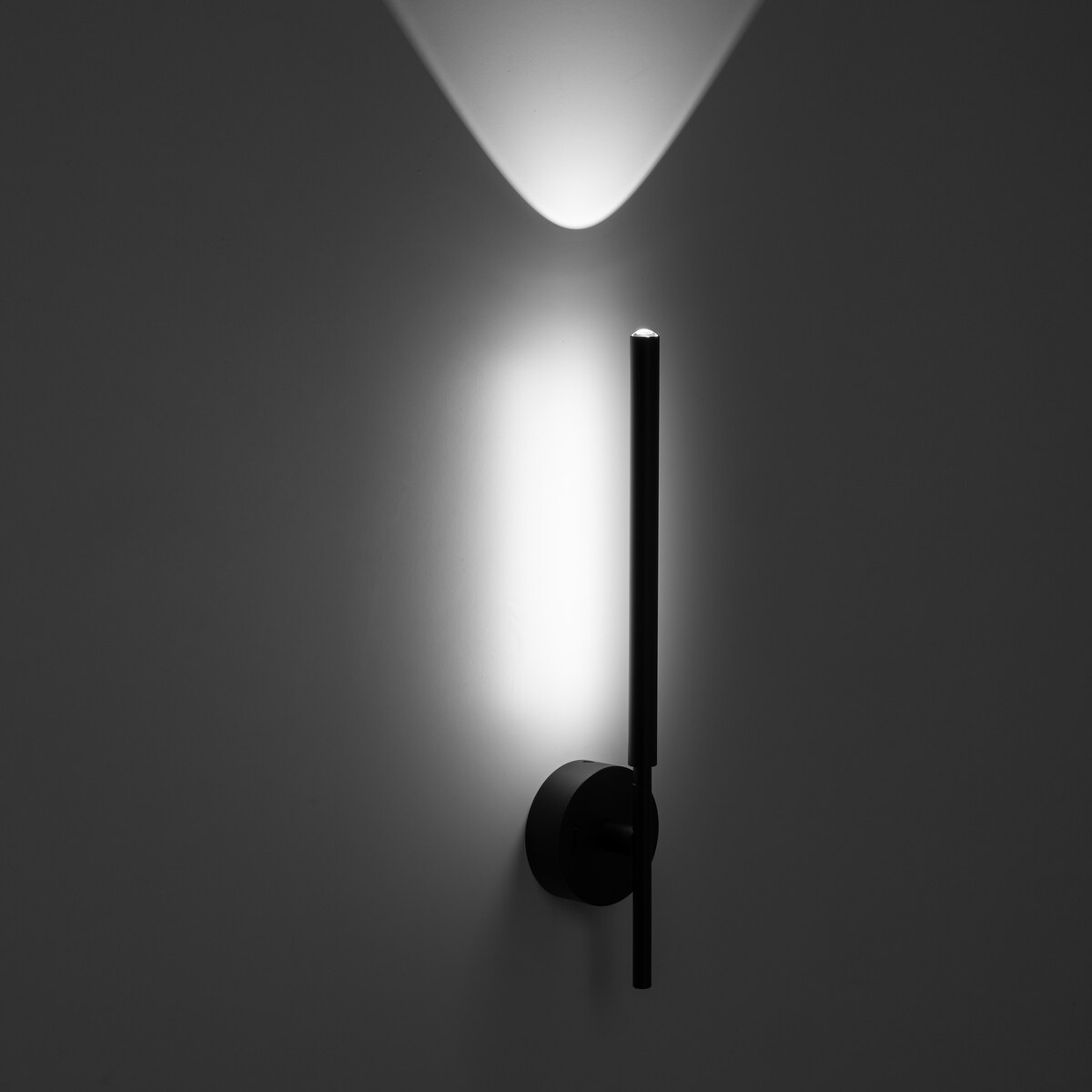 Kinkiet LED TK Lighting Focus Black 5397 4+1W czarny, nowoczesny, z włącznikiem, 4000K