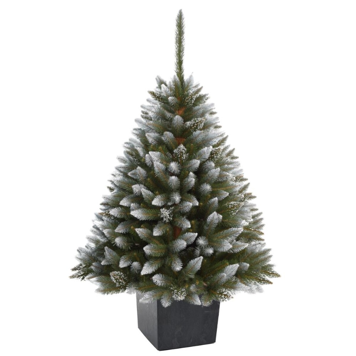 Choinka Premium Świerk DIAMENTOWY w Kwadratowej Donicy 110 cm X-Choinka 7 kolorów donicy