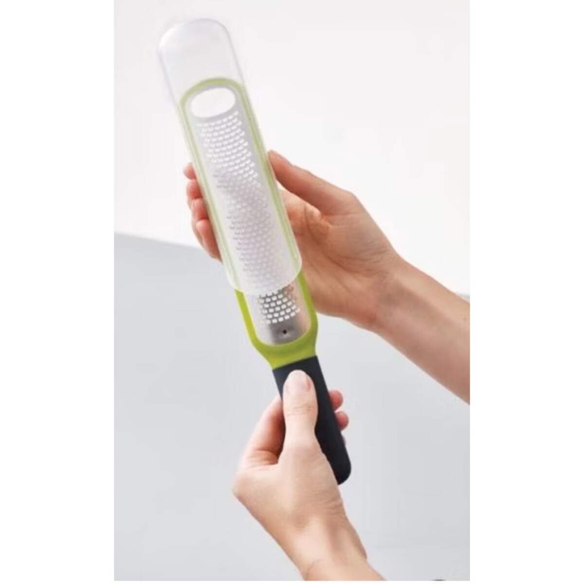 Tarka zester z elementem czyszczącym Handi-grate, 27.8 x 5 x 2 cm, Joseph Joseph