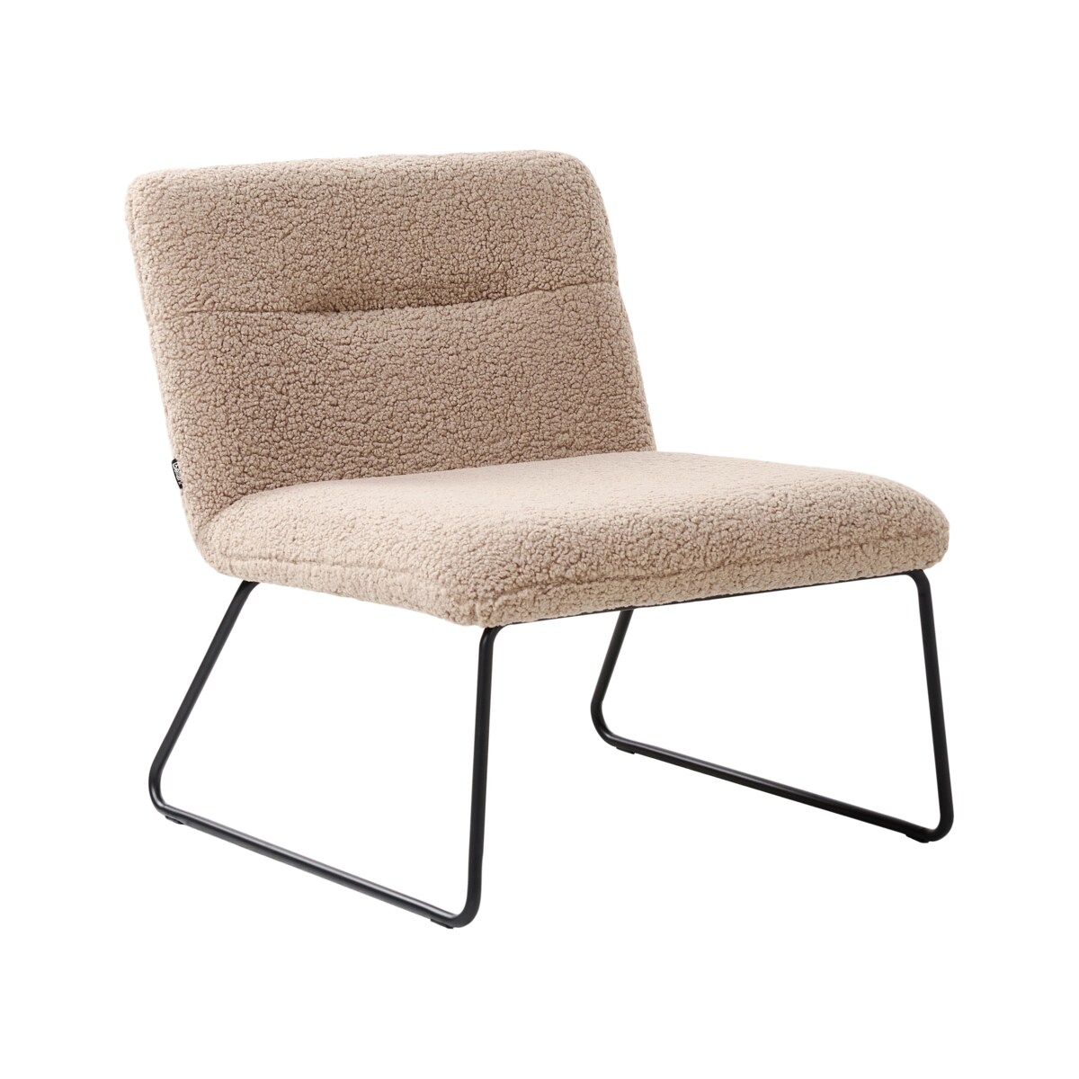 Fotel COTULLA Boucle Beżowy