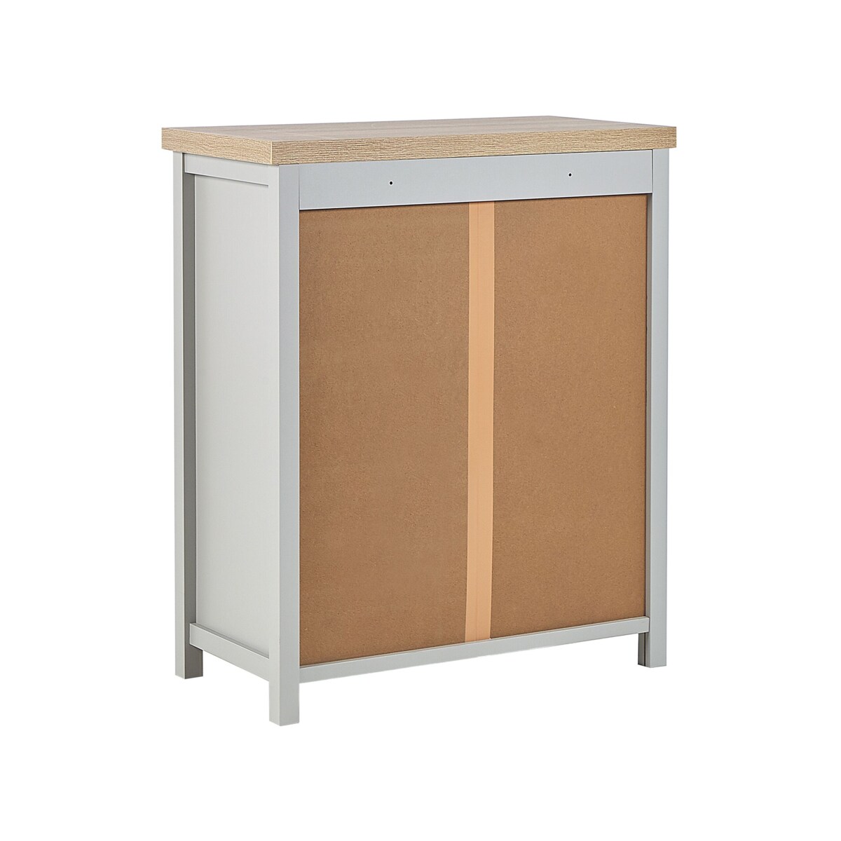 Komoda 4 szuflady szara CLIO