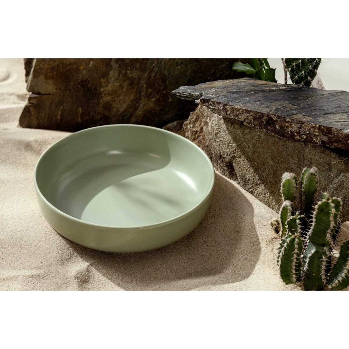 Konsimo VICTO Zestaw obiadowy 6os. (12 el.), pistacjowy