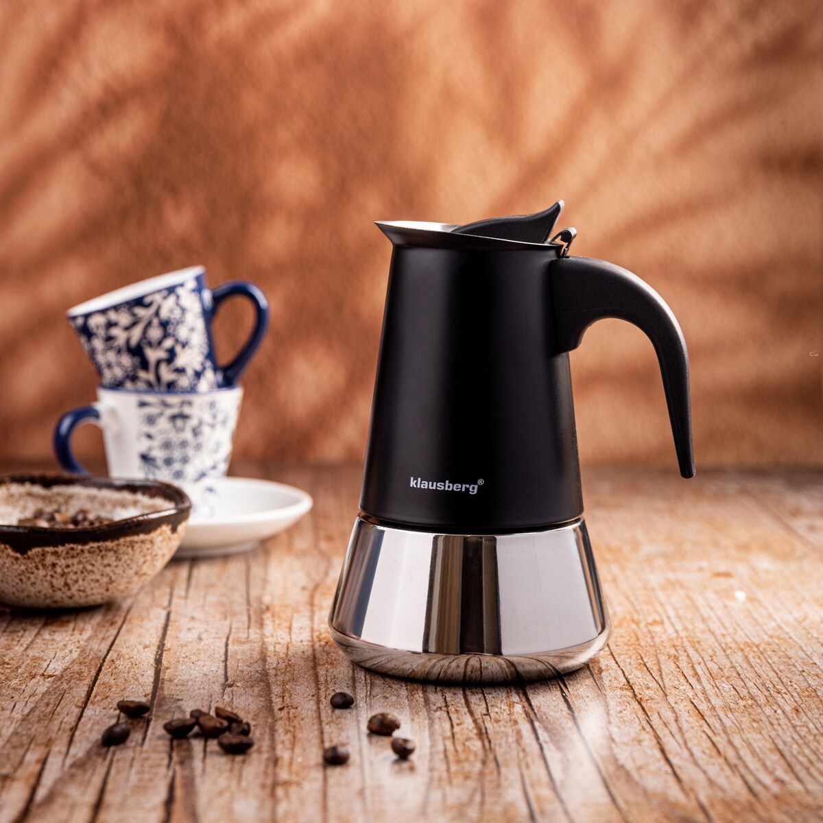 Kawiarka espresso kafeterka ciśnieniowa KLAUSBERG 200ml 3 filiżanki