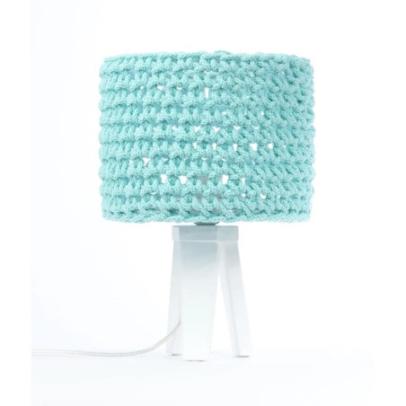Lampa stołowa COTTON WOOD turkusowa