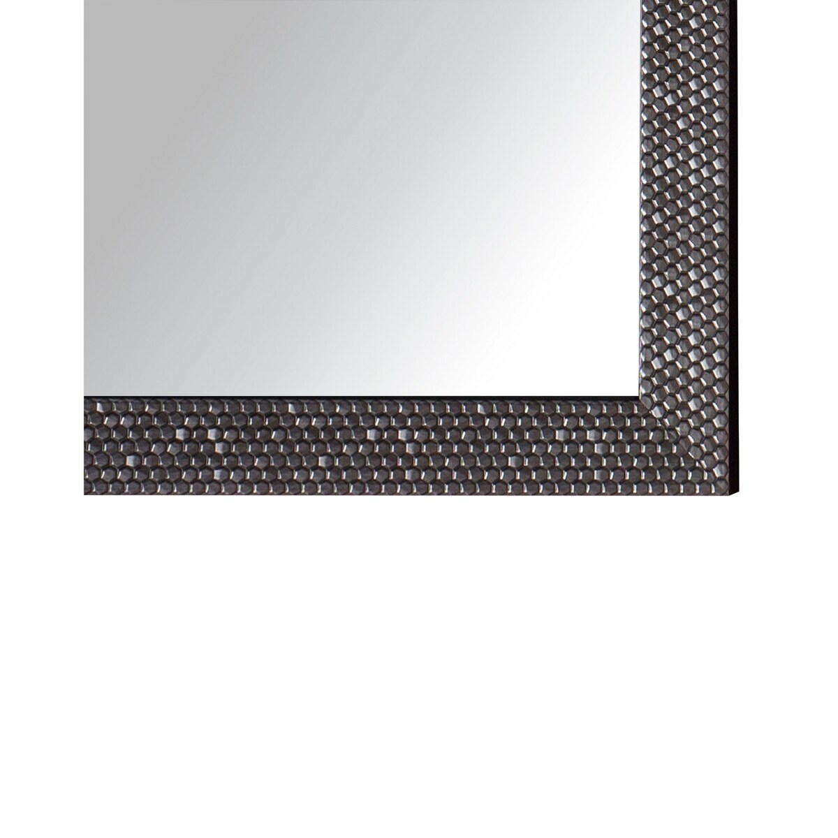 Lustro ścienne AJACCIO 50 cm 130 cm Srebrny