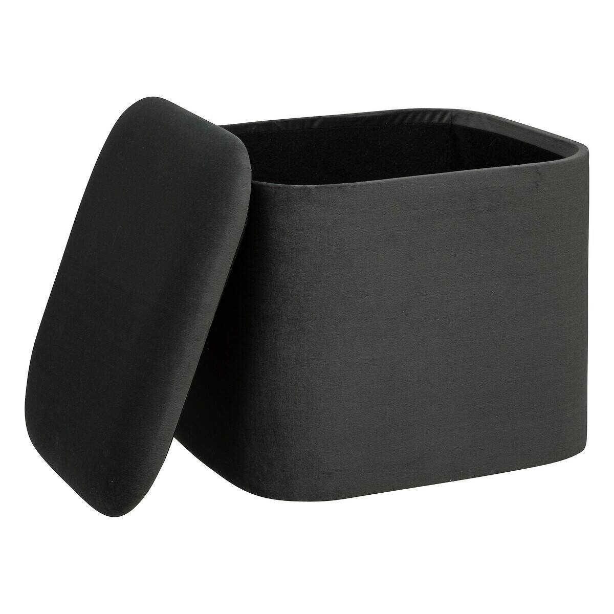 Pufy ze schowkiem bouclé DANI, zestaw 2 sztuki