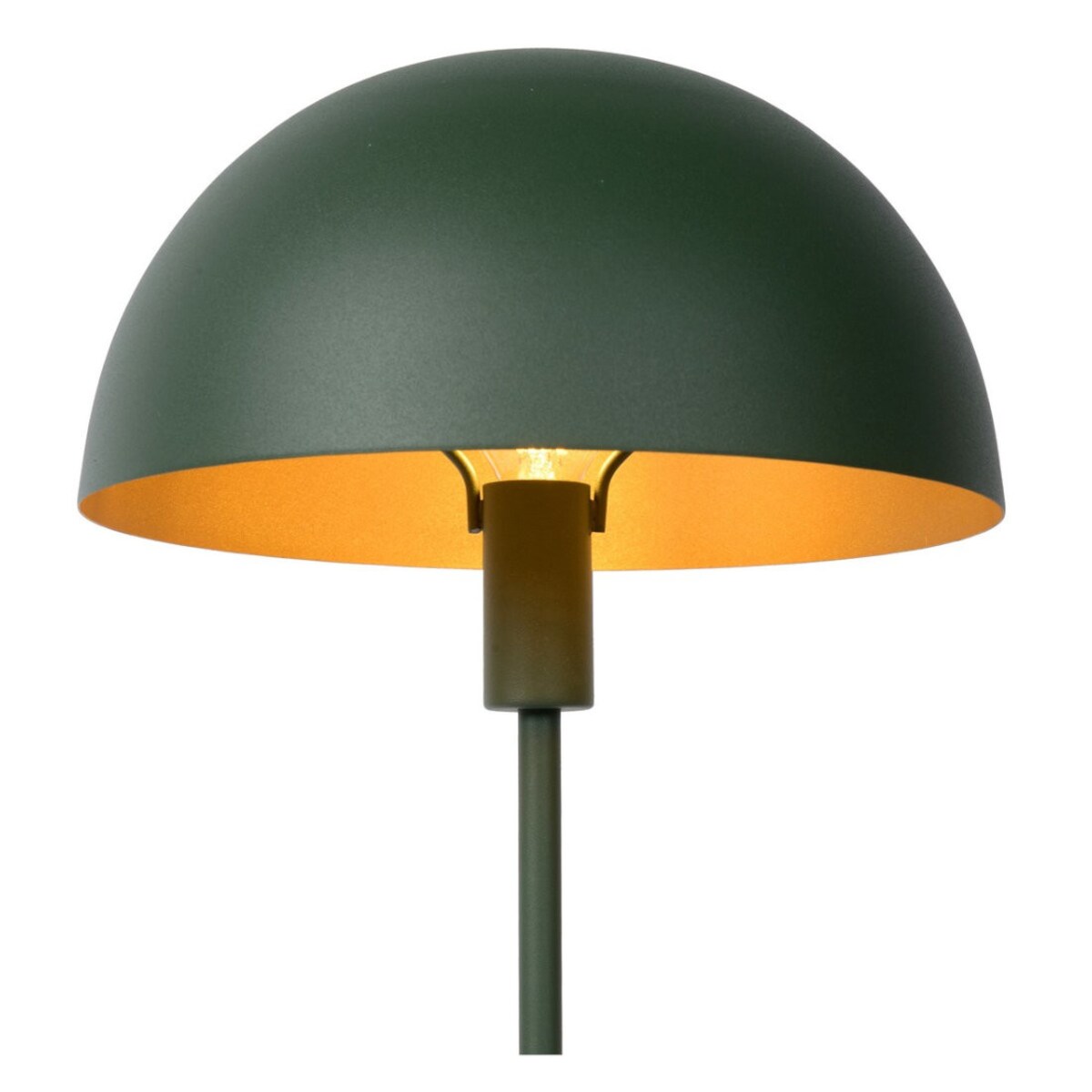 Biurkowa LAMPKA stojąca SIEMON 45596/01/33 Lucide stołowa LAMPA metalowa kopuła zielona