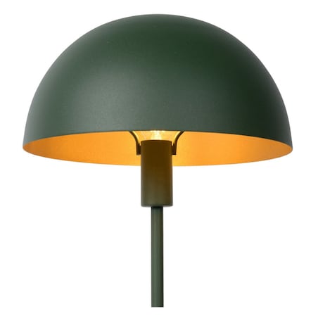 Biurkowa LAMPKA stojąca SIEMON 45596/01/33 Lucide stołowa LAMPA metalowa kopuła zielona