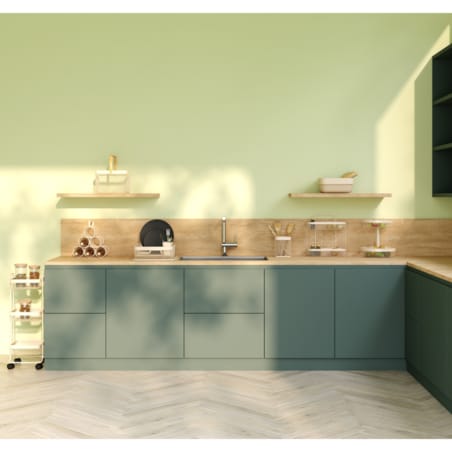 Półka stojąca na blat kuchenny MAYAJ, 2 kosze, metalowa