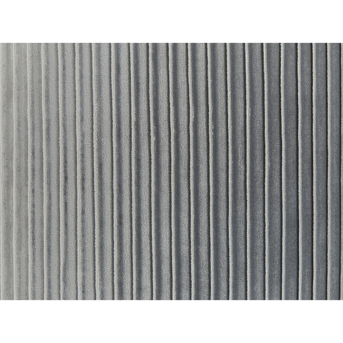 Zestaw 2 welurowych pufów ze schowkiem jasnoszary CAMDENTON