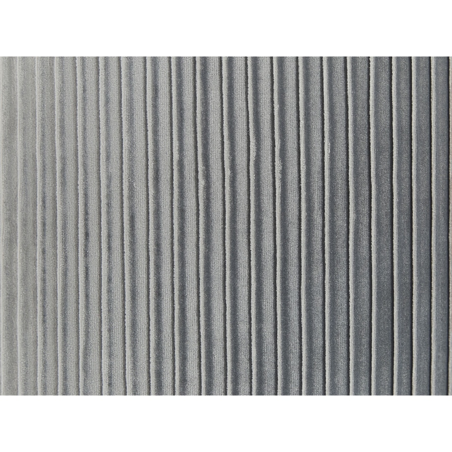 Zestaw 2 welurowych pufów ze schowkiem jasnoszary CAMDENTON