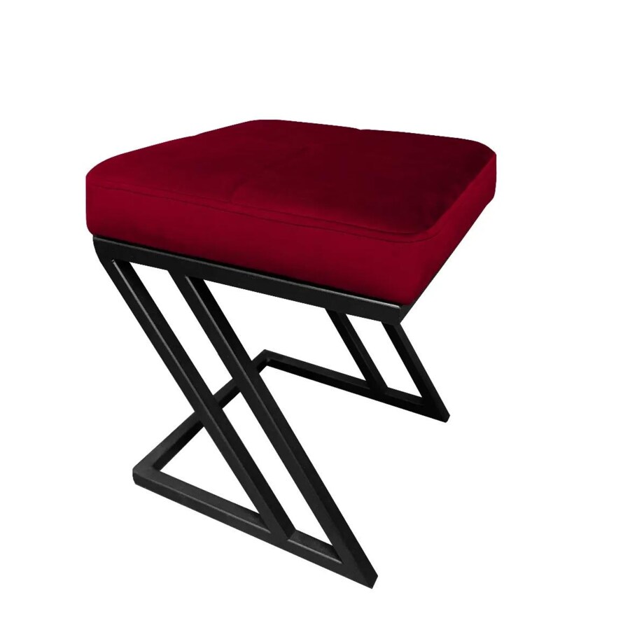 Pufa ZAZU MG VELVET bordowa