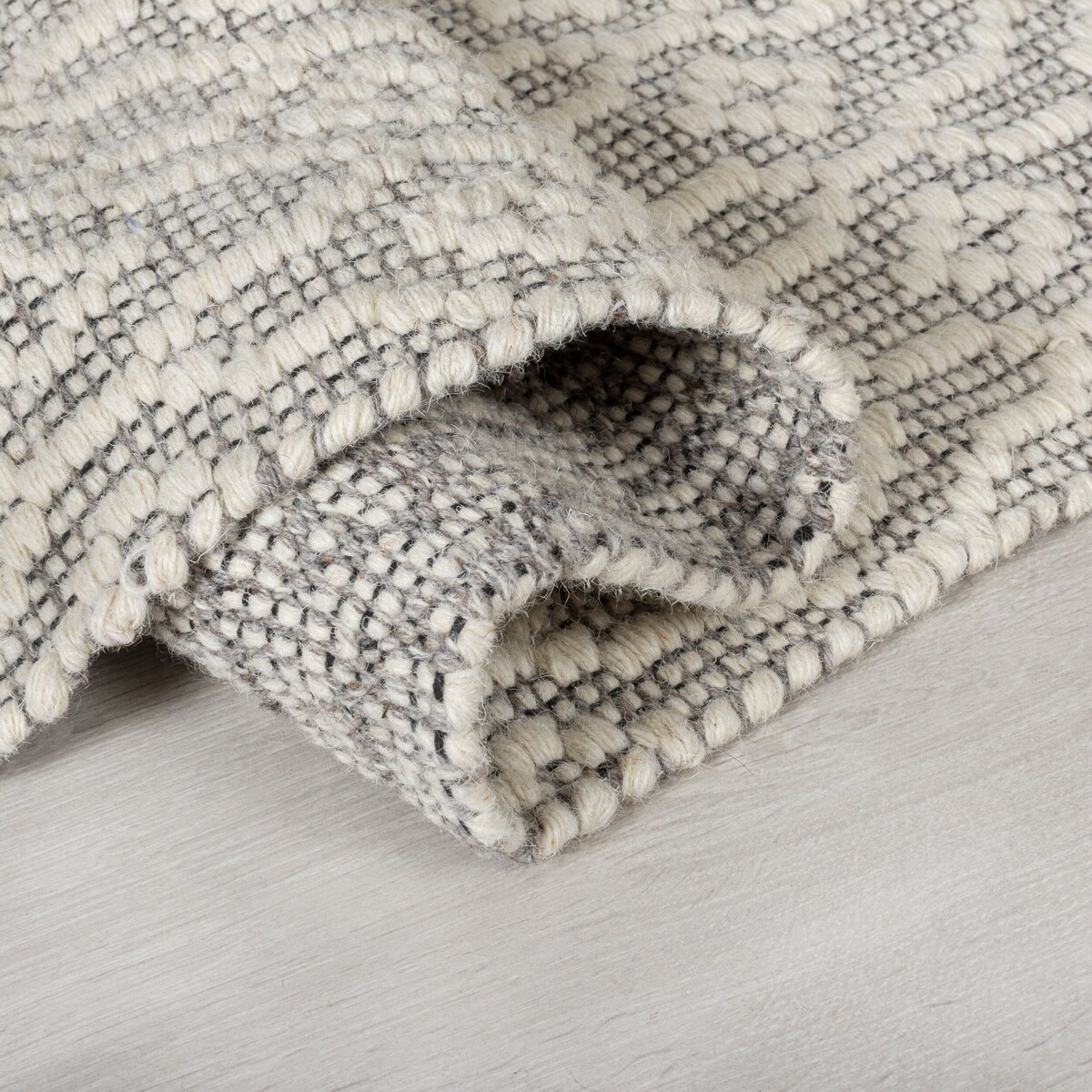Dywan Wełniany Nur Wool Dream Szary/ivory 160x230