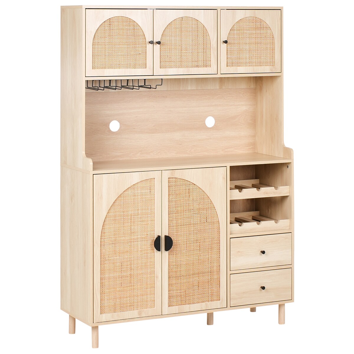 Kredens CAMPBELLTON 120 cm Jasnobrązowy