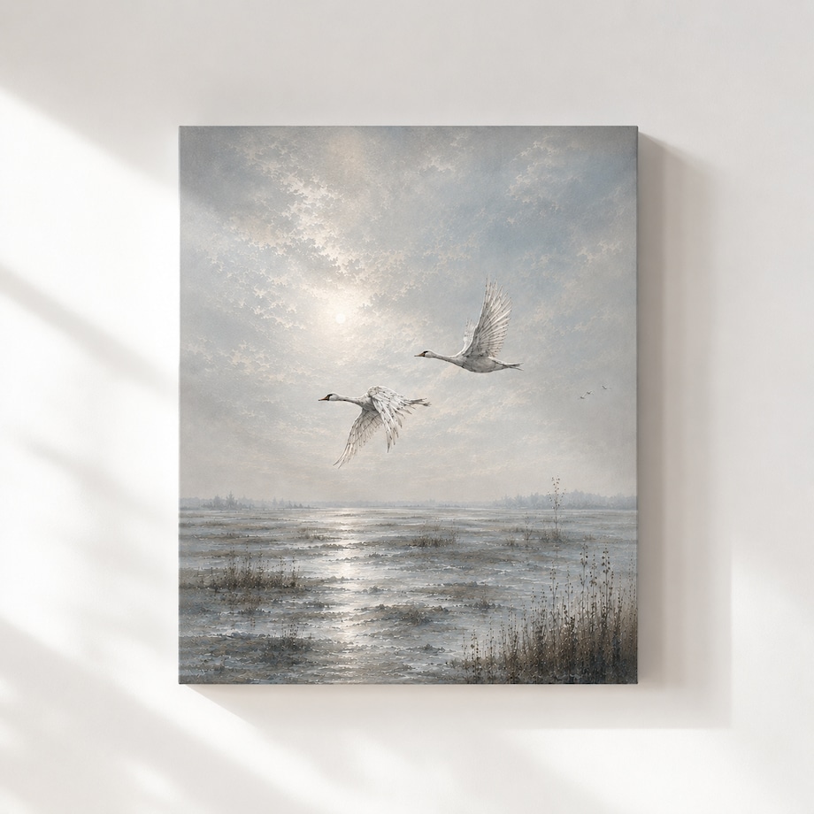 Obraz Canvas Łabędzie