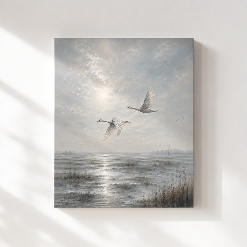 Obraz Canvas Łabędzie