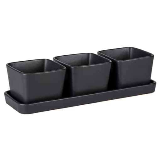 Zestaw do przekąsek i dipów, 3 miseczki z tacą, 300 ml, WENKO