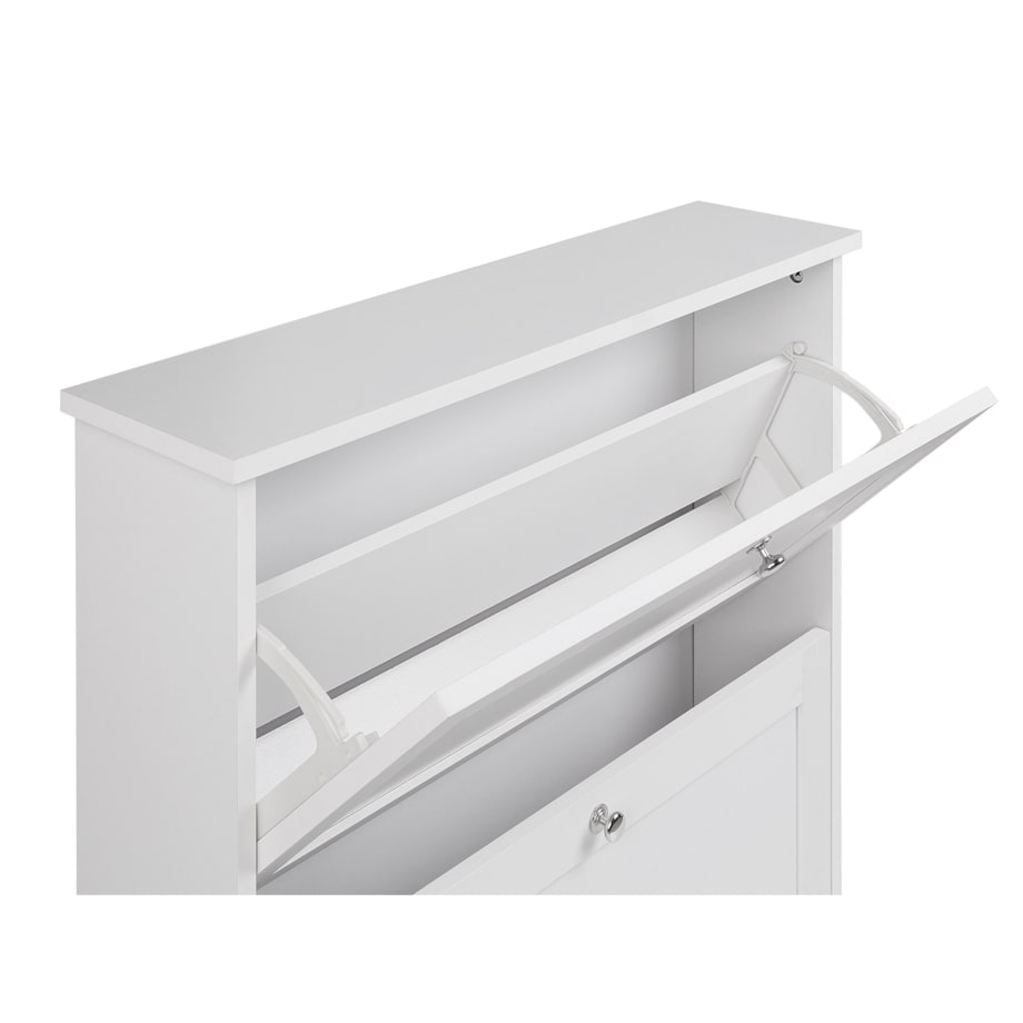 Szafka na buty 2 przegrody biała CHELAN