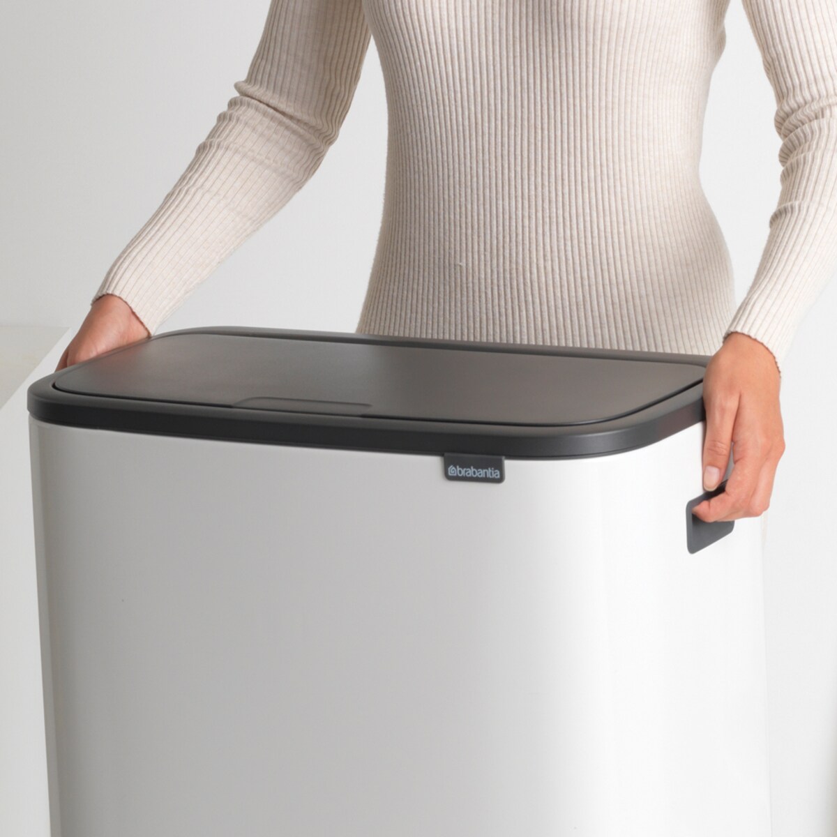 Kosz na śmieci Touch Bin Bo 2x30L biały 221408