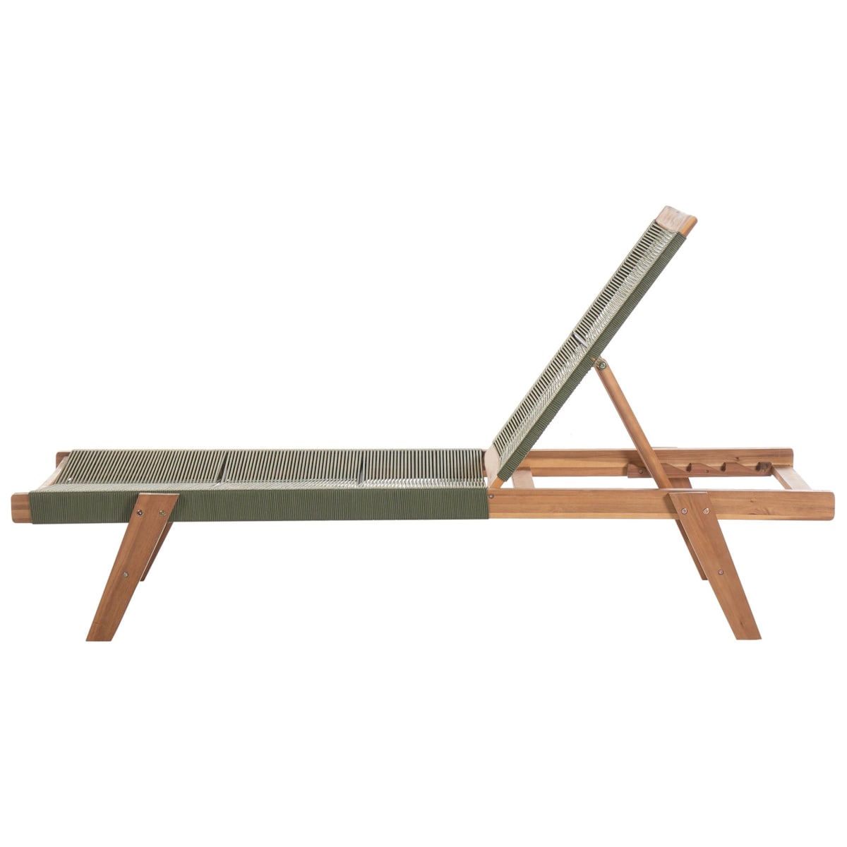Leżak Drewno akacjowe Zielony PROSSEDI