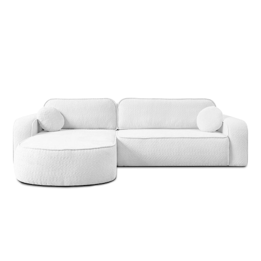 Rozkładany narożnik VENUS II z pojemnikiem na pościel, Coral 70