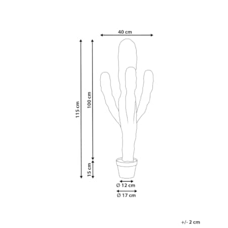 Sztuczna roślina MAROCCO CEREUS Zielony