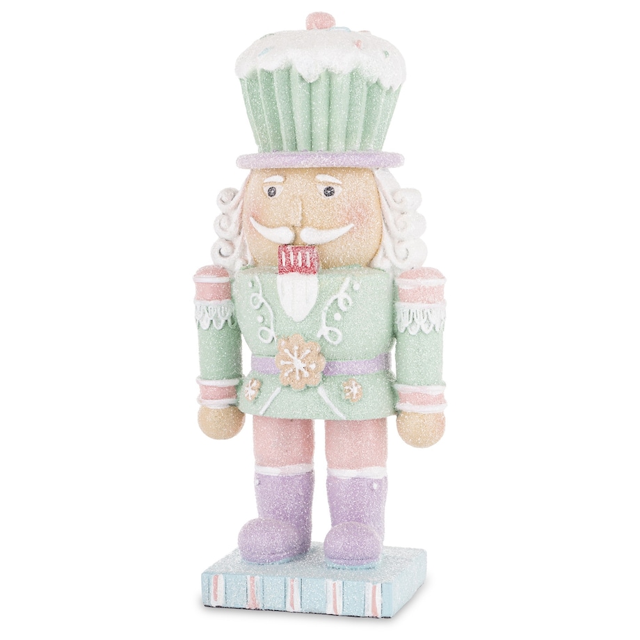 Figurka - Dziadek do orzechów 23x10x7 cm MUFINKOWY