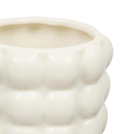 Wazon ceramiczny ecru 23x10,5x10,5 cm BAGEL