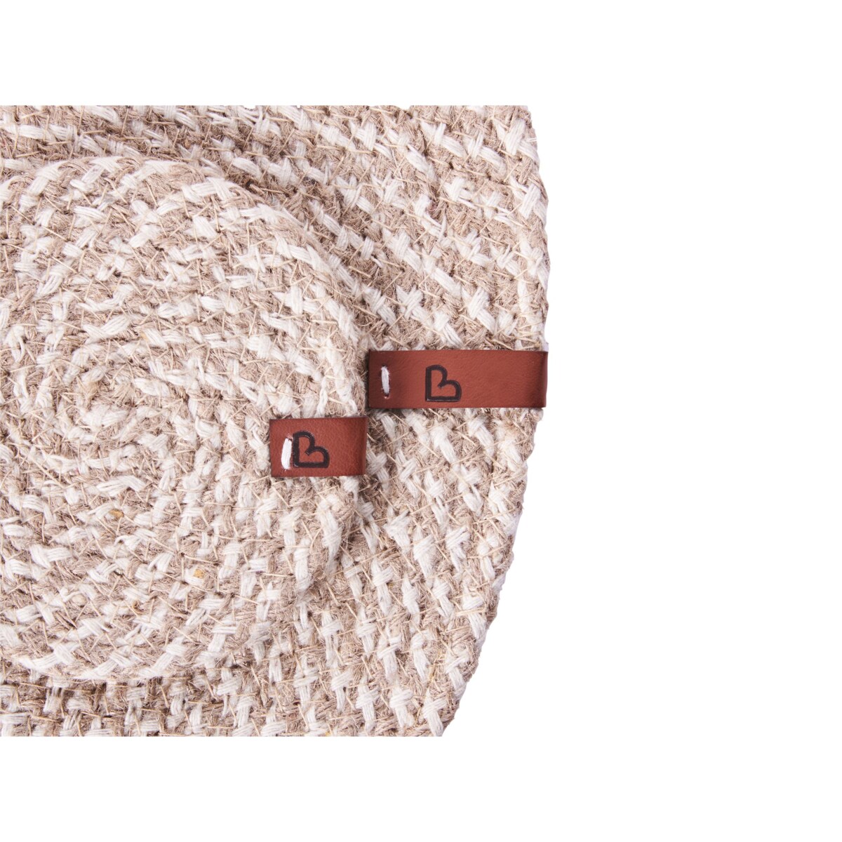 Zestaw 12 podkładek na stół PIPTURUS Naturalny Juta