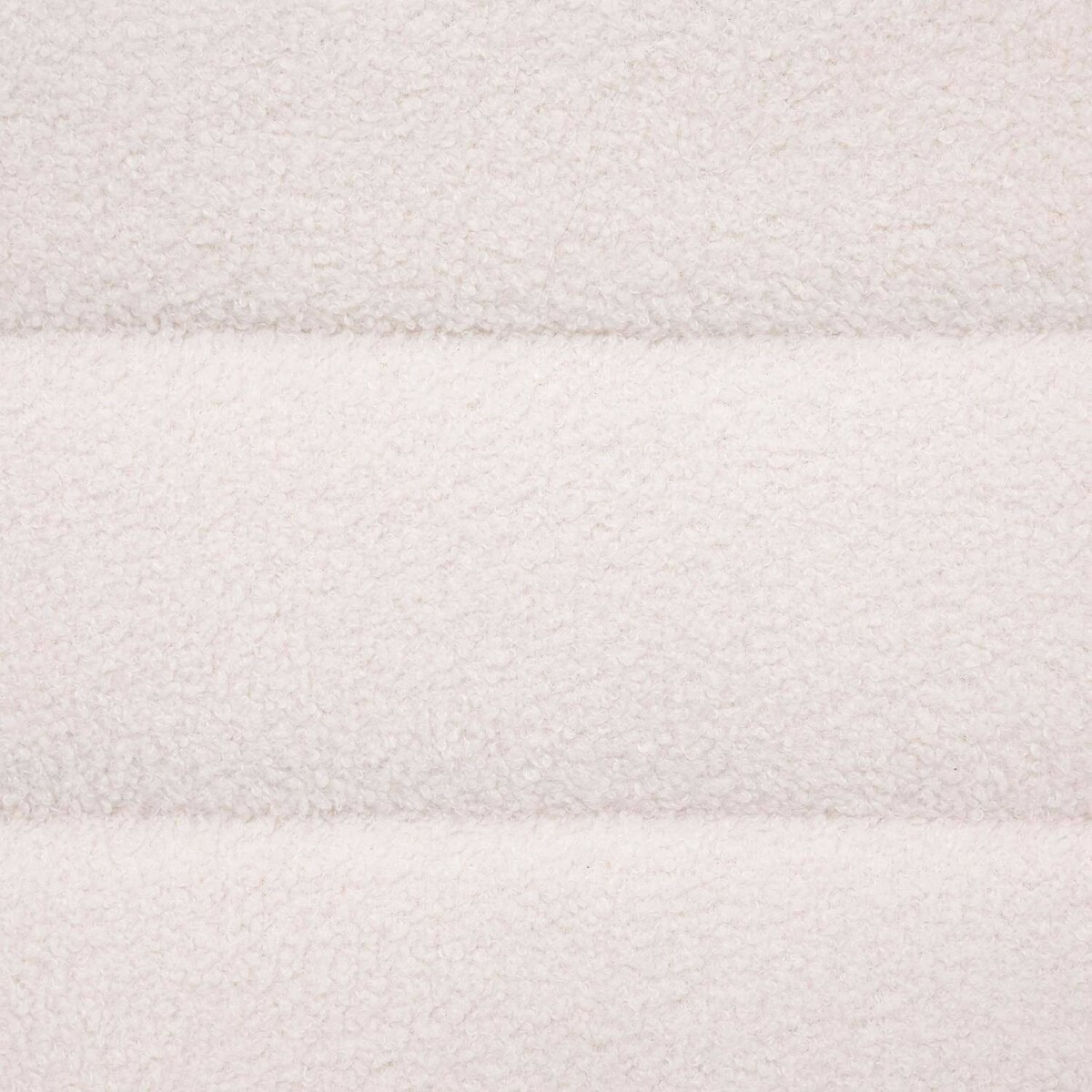 Pufa do salonu Sinan, materiał z efektem boucle, 100 x 40 cm