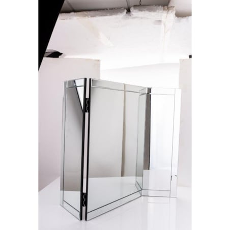 Lustro z lustrzanymi okiennicami 60x67x15 cm