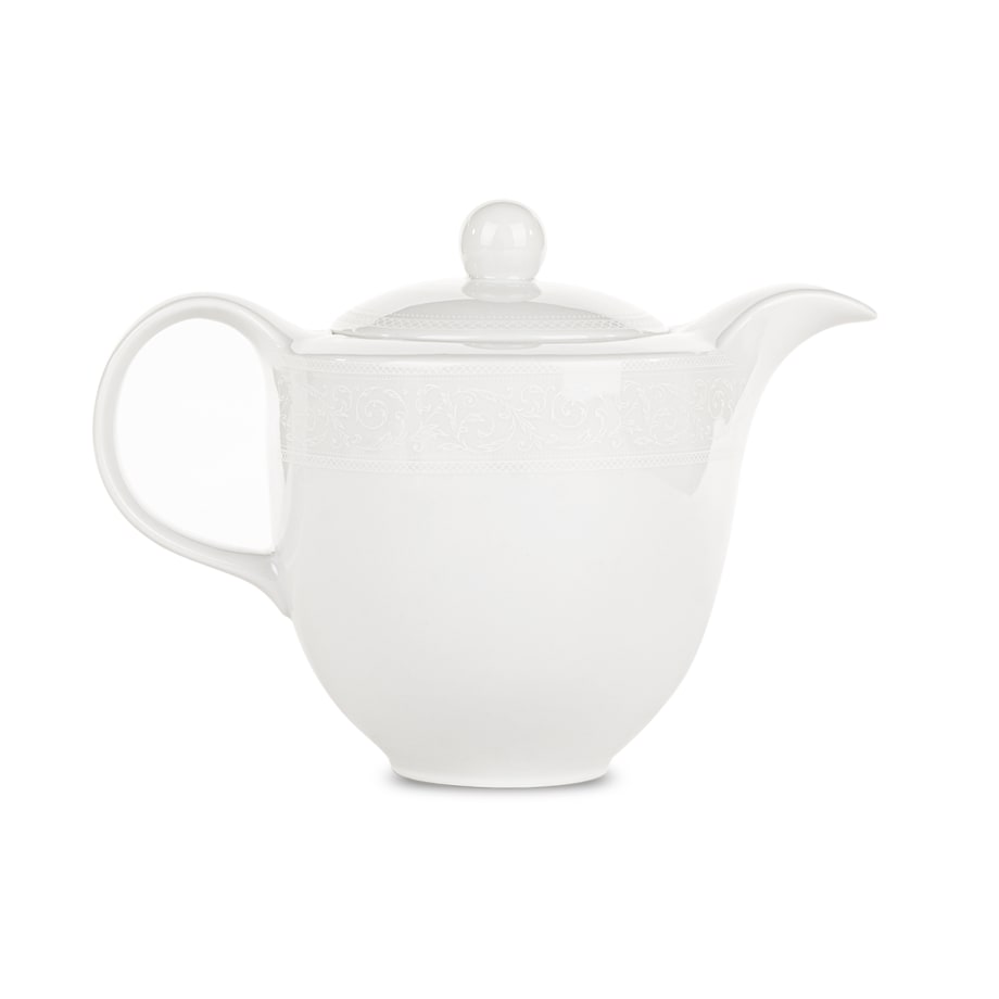 Zestaw kawowy 6os. (9el.) AMELIA BIAŁA KORONKA