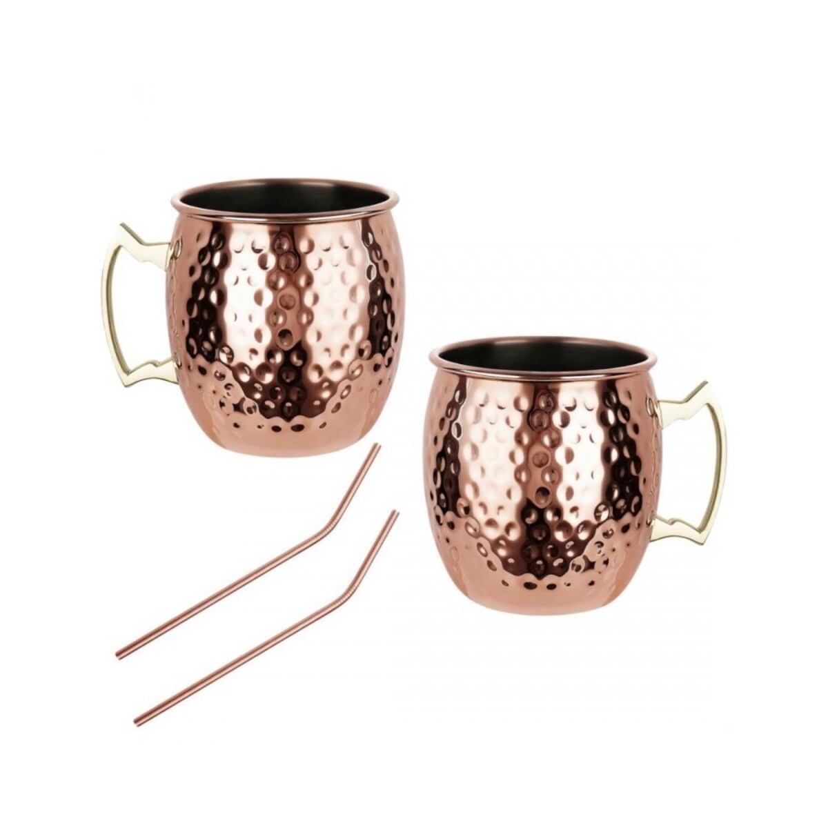 Kinghoff zestaw stalowych kubków 500ml do drinków Moscow Mule 64485