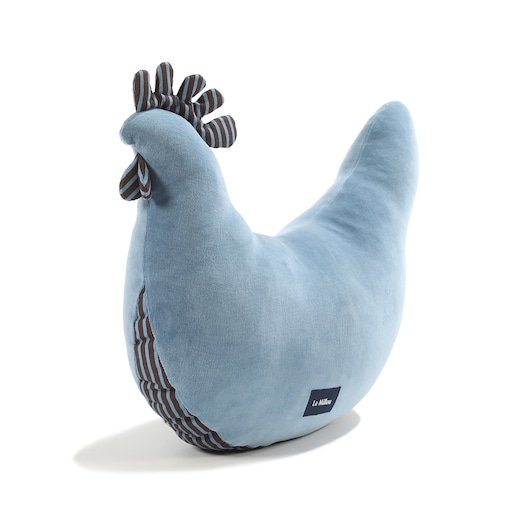 La Millou - Poduszka Kura Babci Dany Cotto Bawełna STRIPES BLUE