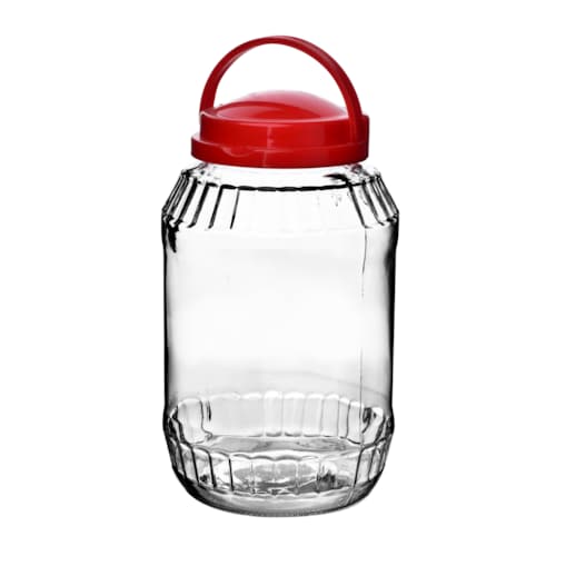 BASIC KITCHEN Słój 3,1L z uchwytem15xh26,5cm