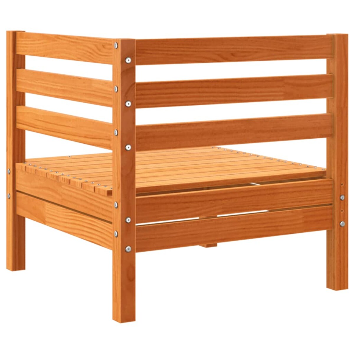 vidaXL 8-cz. zestaw wypoczynkowy do ogrodu, z poduszkami, woskowy brąz