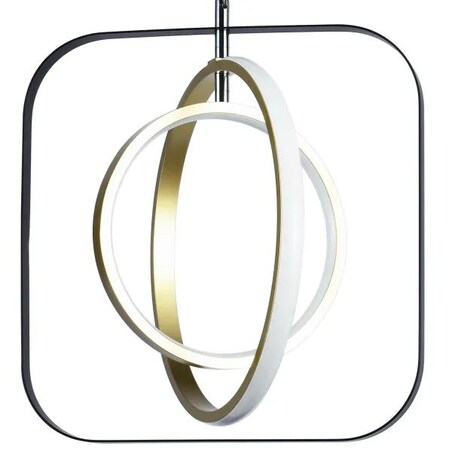 aluminiowa lampa wisząca 30w 6500k kwadrat 150 cm