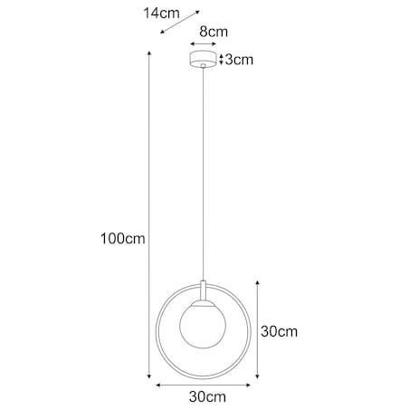 Lampa wisząca K-5395 z serii SVEN