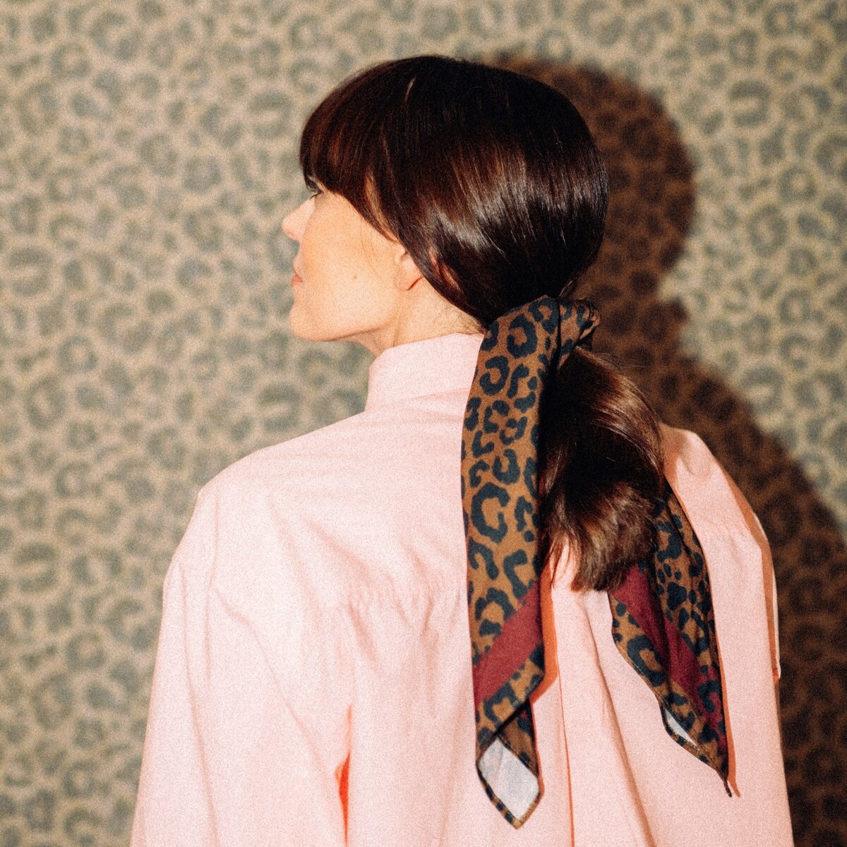 La Millou - Apaszka LEOPARD CHOCO by Magdalena Lamparska