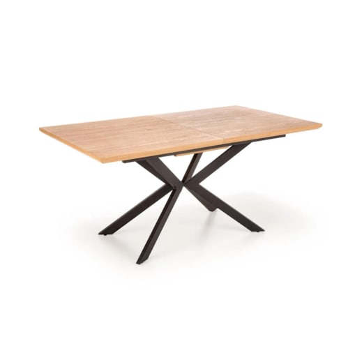 Stół rozkładany LEGARTO 160(200)x90 dąb/czarny