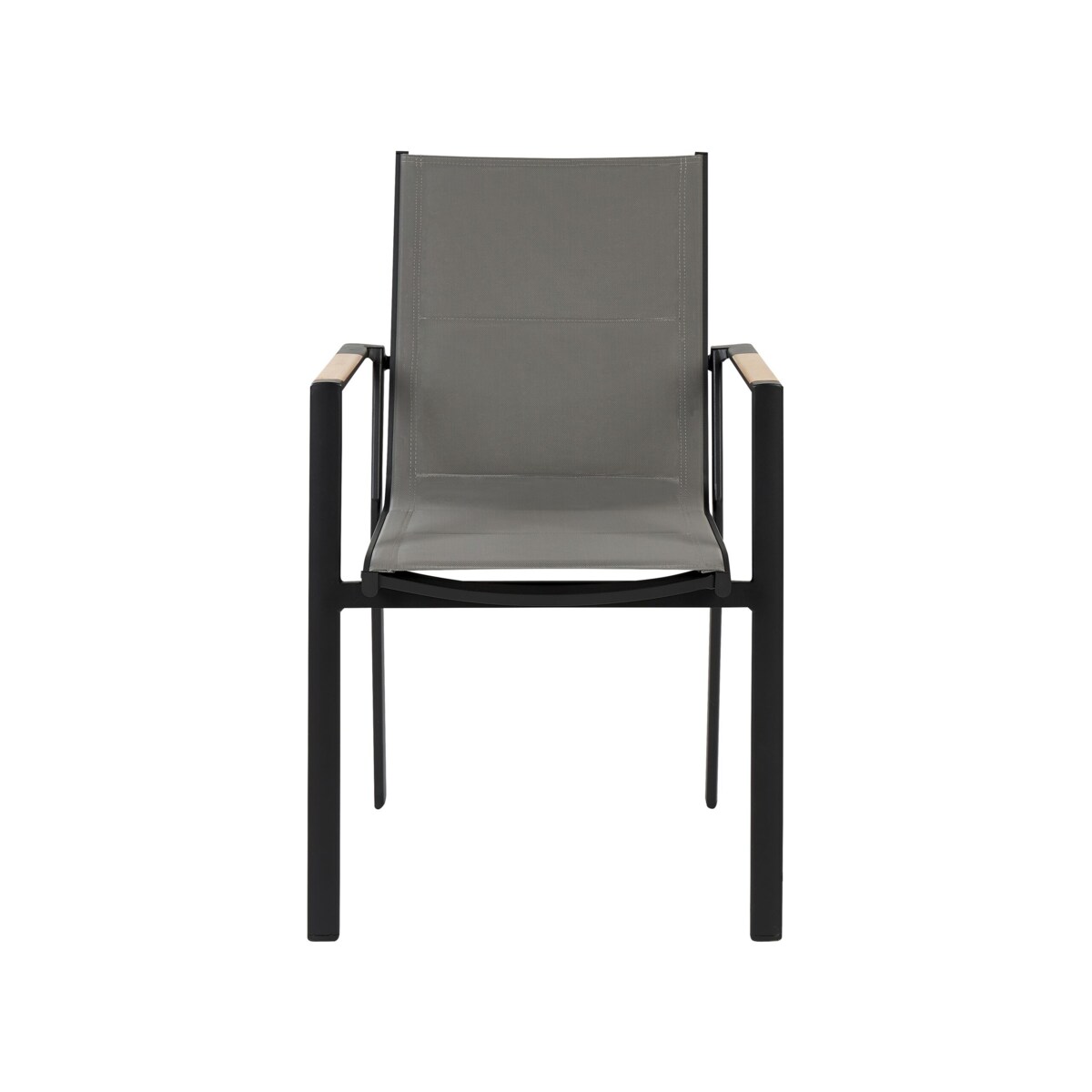 Zestaw ogrodowy dla 4 osób OLMETTO/BUSSETO Metal Czarny