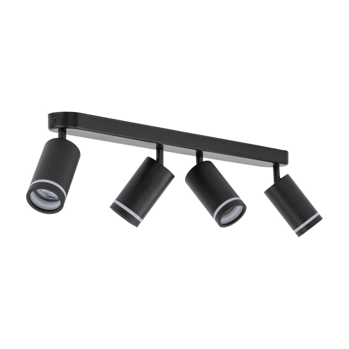 Lampa sufitowa spot 4xGU10 JET BLACK 6916 czarna TK Lighting ruchome reflektory plafon do salonu kuchni