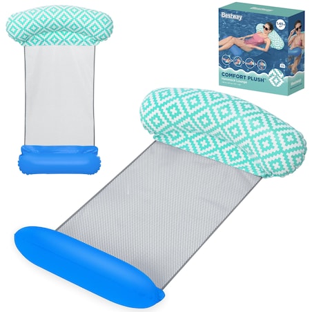 Dmuchany materac z siateczką fotel do pływania hamak Bestway 43555