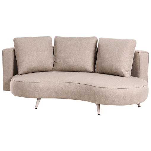 Sofa ogrodowa dla 3 osób PARORI Beżowy Lewostronny