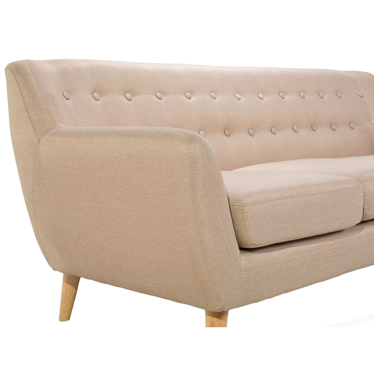 Sofa 3-osobowa beżowa MOTALA