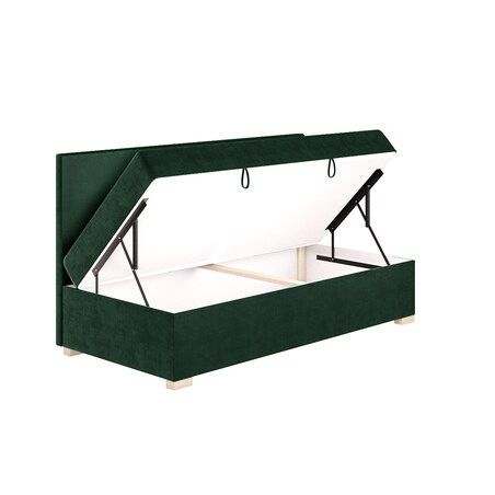 Mesonica Łóżko Cozi, zielone, 90x200